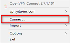 Connecting to VPN